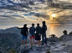 One of the most spectacular sunsets you'll ever see is from the top of Table Mountain.